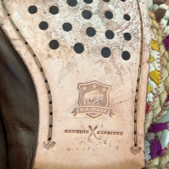 Trask Men's Brown Leather Loafers with Silver Accent Horsebit - Picture 7 of 8